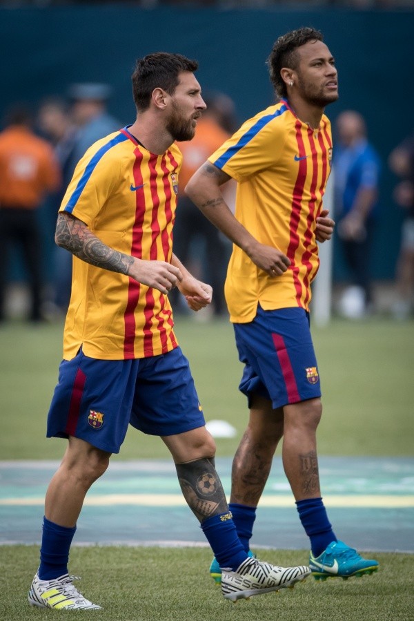 Messi y Neymar hicieron buenas migas en el Barcelona, por lo que el argentino tendría la ilusión de jugar junto al él en Manchester City.