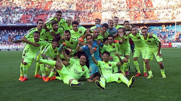 Ese Barcelona ganó todo lo que se propuso en aquella temporada, donde Bravo alternó la portería con Ter Stegen a nivel internacional.Foto: Getty Images