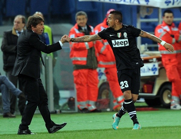 Conte dirigió a Vidal en la Juventus, por lo que pidió expresamente su incorporación al Inter como condición para seguir como entrenador.