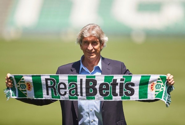 Pellegrini presentado en el Betis.