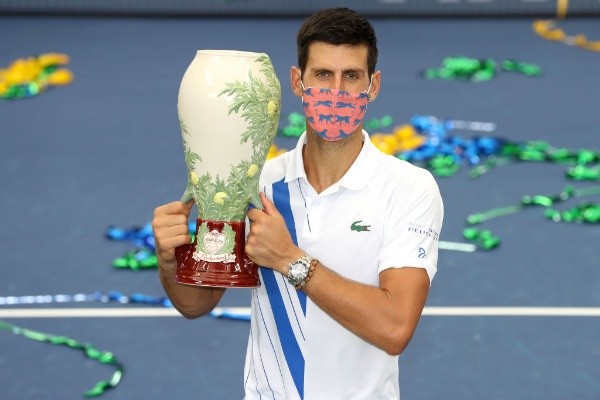 Novak Djkovic levantó el trofeo de Cincinnati - Getty