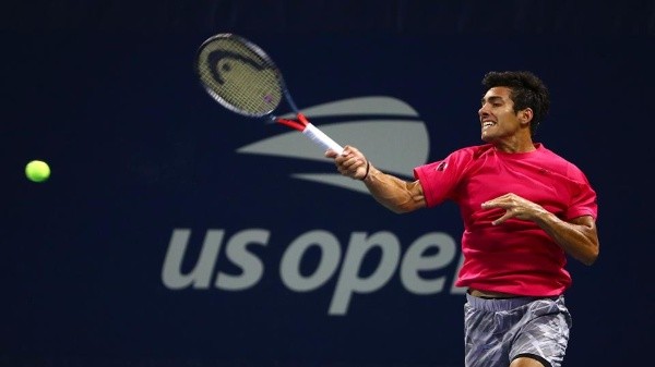Garín aguantó un mal comienzo para dar vuelta el marcador en el US Open. Foto: US Open