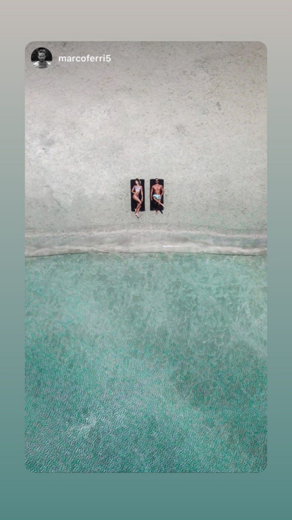 La ex de Alexis Sánchez, Anna Modler, en su viaje a Italia y Grecia con el chico reality Marco Ferri. (5)