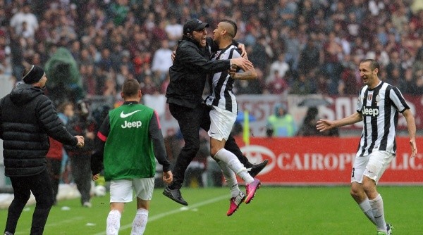 Arturo Vidal fue uno de los referentes de Antonio Conte en la Juventus y ahora lo quiere en Inter. Foto: Getty Images