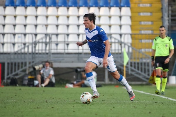 Sandro Tonali jugó la última temporada en Brescia - Getty