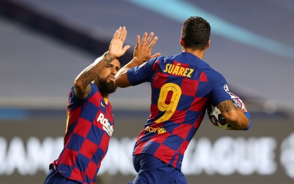 Tanto Vidal como Suárez son los jugadores más afectados desde que llegó Koeman al Barcelona. (FOTO: Getty)