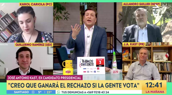 Tenso cara a cara entre Guillier y Kast Tenso cara a cara entre Guillier y Kast