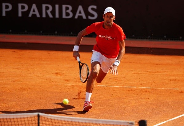 Novak Djokovic se acostumbró rápido a la arcilla - Getty