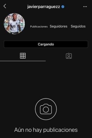 Parraguez cerró su cuenta de Instagram tras el partido con Athletico Paranaense.