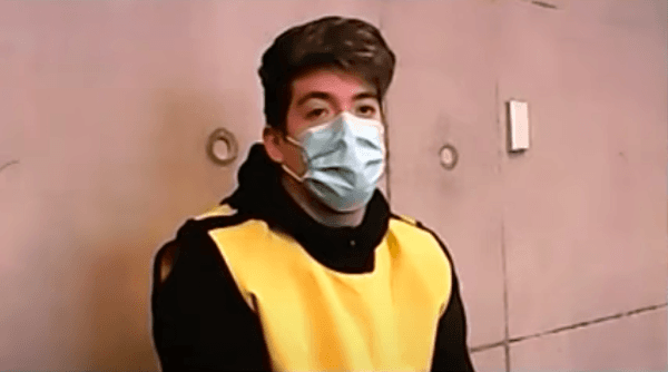 Nano Calderón en la audiencia de evaluación de sus medidas cautelares.