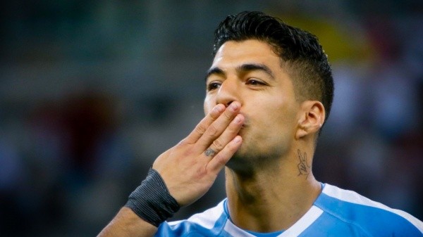Luis Suárez, delantero de la selección uruguaya
