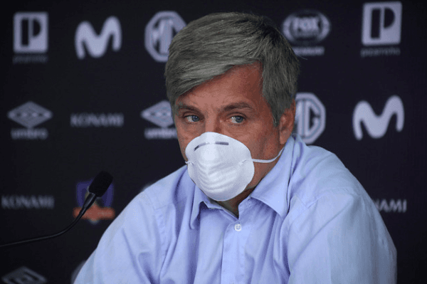 Harold Mayne-Nicholls responsabilizó a la ANFP de la suspensión del partido ante Deportes Antofasgasta. Foto: Agencia Uno