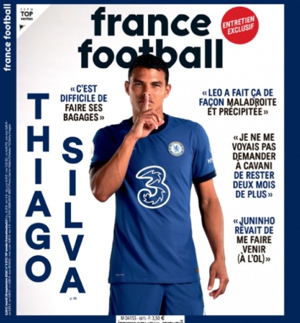 Silva habló sin tapujos con France Football acerca de su amarga salida del PSG.