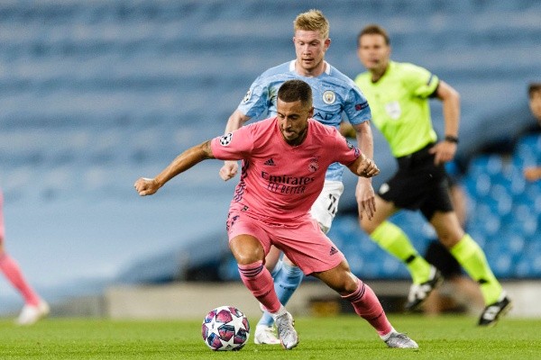 La última vez que Hazard estuvo en cancha para un torneo fue en la llave de octavos de final de Champions League ante el Manchester City, donde fueron eliminados. Foto: Getty Images
