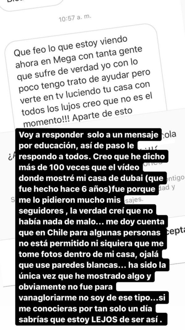 Respuesta Cote López a seguidores