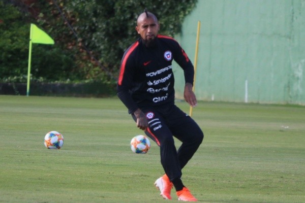 Arturo Vidal en la Roja