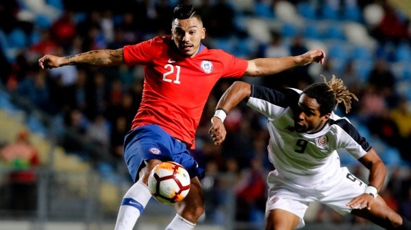 Lorenzo Reyes es una de las alternativas para el mediocampo de la selección chilena en las próximas Eliminatorias Qatar 2022. Foto: Agencia Uno