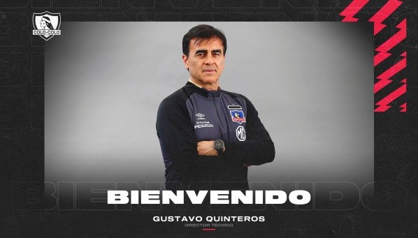 Gustavo Quinteros ya es el nuevo DT de Colo Colo.