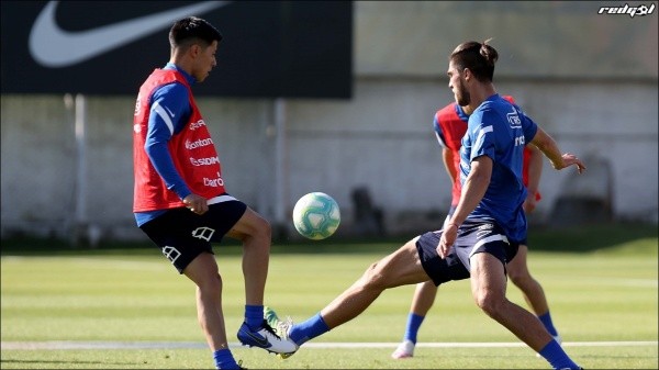 Entrenamiento de la selección chilena para las Eliminatorias Qatar 2022
