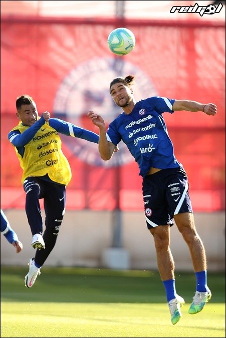 Entrenamiento de la selección chilena para las Eliminatorias Qatar 2022
