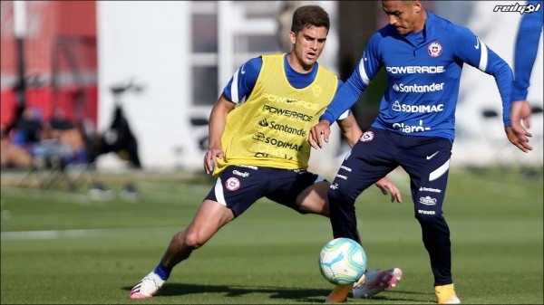 Entrenamiento de la selección chilena para las Eliminatorias Qatar 2022
