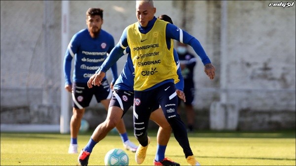 Entrenamiento de la selección chilena para las Eliminatorias Qatar 2022