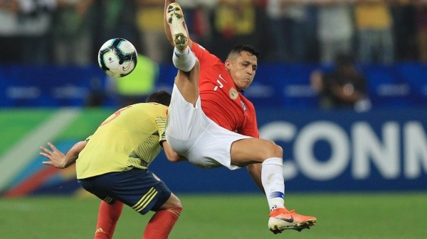 Alexis Sánchez en las eliminatorias para el Mundial de Qatar 2022