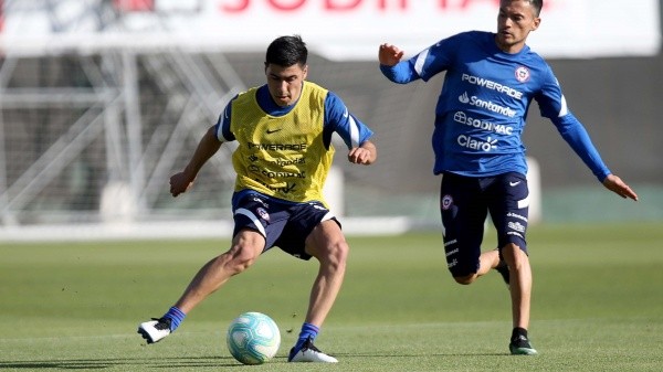 Tomás Alarcón es uno de los favoritos del proceso que lidera Reinaldo Rueda en la selección chilena. Foto: Carlos Parra/ANFP