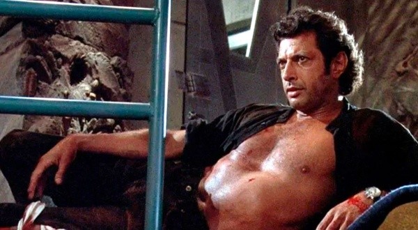 Jeff Goldblum sin camisera en Jurassic Park Jeff Goldblum sin camisera en Jurassic Park
