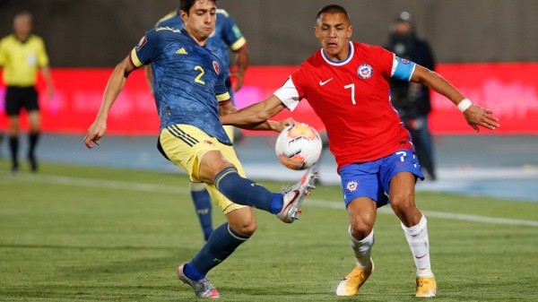 Alexis Sánchez criticó a la ANFP después del empate entre Chile y Colombia por Eliminatorias Qatar 2022. Foto: Agencia Uno
