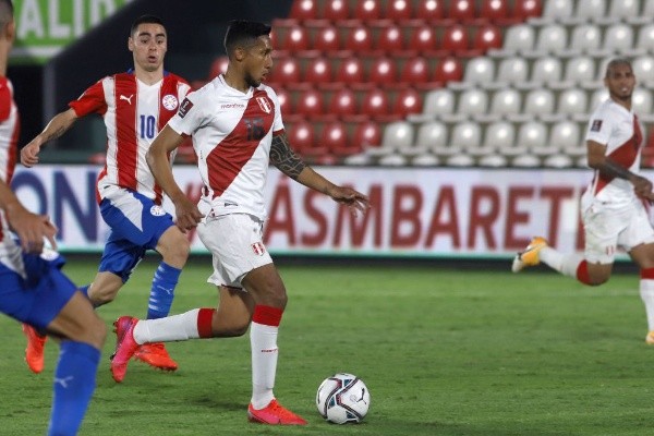 Canchita Gonzáles ingresó en la parte final del partido ante Paraguay - Getty