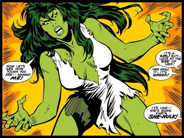 &quot;She-Hulk&quot; fue creada por Stan Lee y John Buscema, apareciendo por primera vez en los cómics en febrero de 1980.
