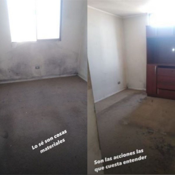 Chapu muestra su departamento