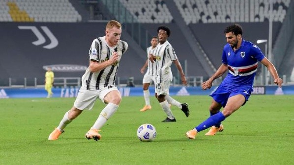 Dejan Kulusevski ante la Sampdoria (Getty Images)