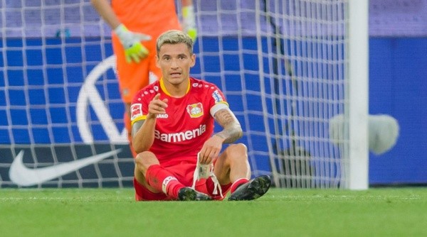 Charles Aránguiz se ha perdido seis partidos del Bayer Leverkusen y además quedó al margen de los duelos de Chile ante Perú y Venezuela por Eliminatorias Qatar 2022. Foto: Getty Images