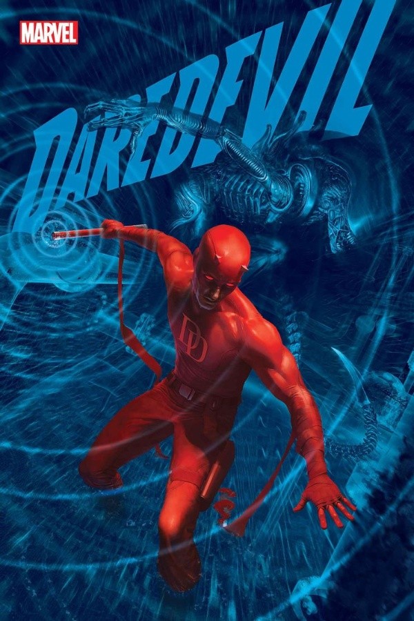Daredevil #26 — Marvel vs. Alien por Rahzzah