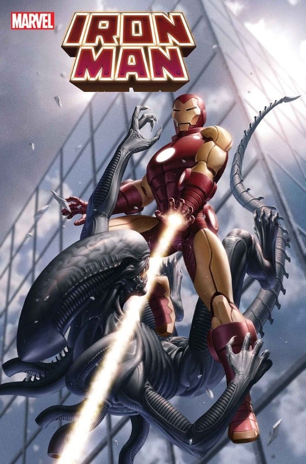 Iron Man #5 — Marvel vs. Alien por Junggeun Yoon
