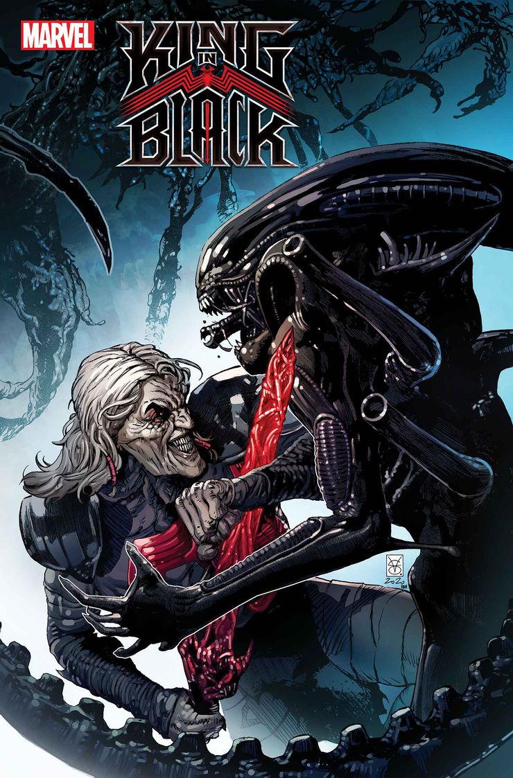 King in Black #3 (of 5) —Marvel vs. Alien por Valerio Giangiordano