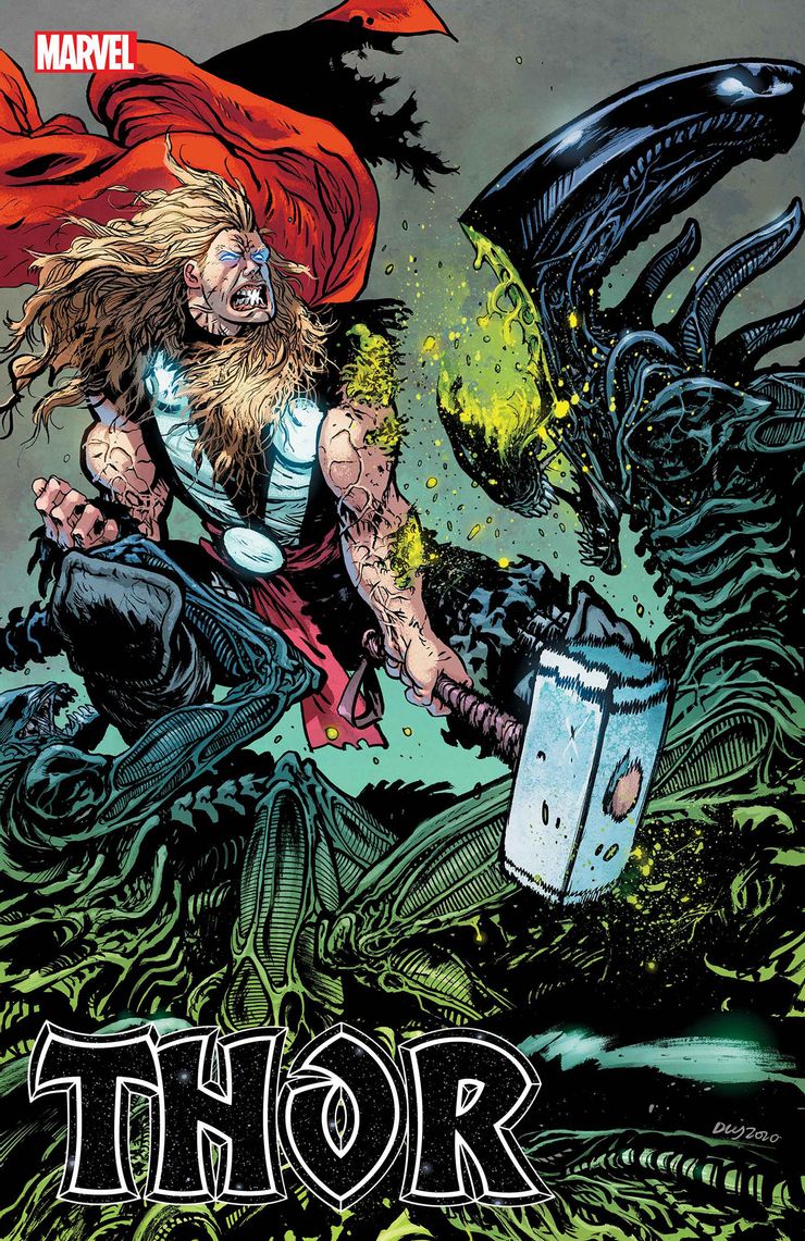Thor #11 — Marvel vs. Alien por Daniel Warren Johnson