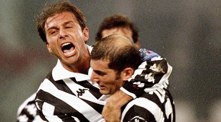 Zidane se verá las caras con Antonio Conte en Champions League. Ambos fueron compañeros en Juventus. Foto: Getty Images