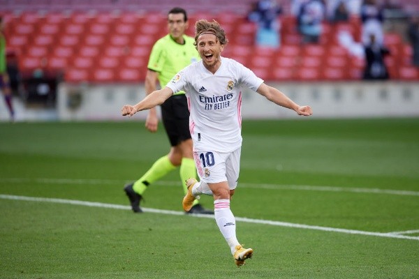 Luka Modric no estaría en el equipo titular y quedaría en banca en el Real Madrid ante el Inter de Milán. Foto: Getty Images