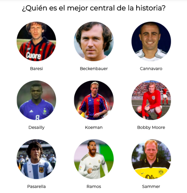 Para Diario Marca, estos son los candidatos a Mejor Central de la Historia. Elías Figueroa no aparece.
