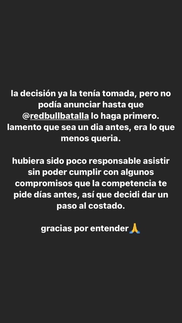 Jaze fuera de Batalla de los Gallos