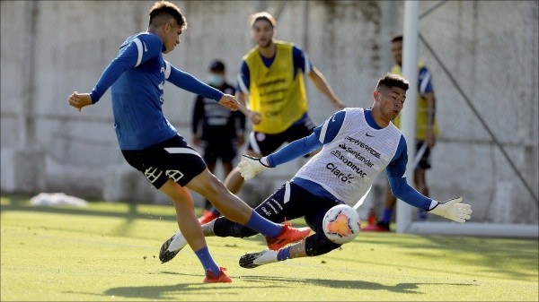 Carlos Palacios y Brayan Cortés entrena en Eliminatorias Qatar 2022