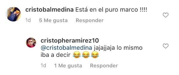 Los comentarios que recibio Mariana DiGirólamo en su Instagram.(1)