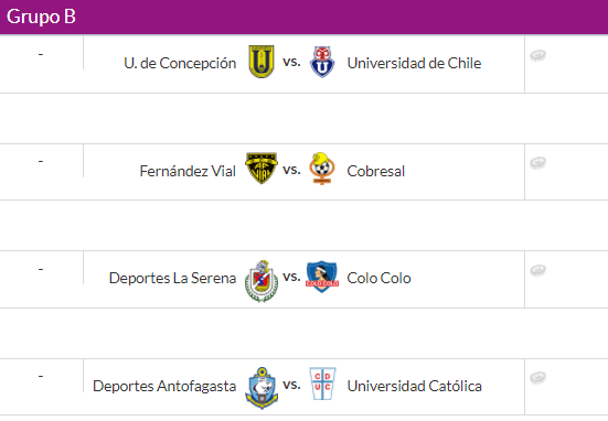 Próxima fecha del Campeonato Femenino. (Jornada 4)