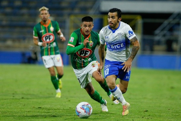 Edson Puch estuvo presente en el duelo de este domingo ante Cobresal. Foto: Agencia Uno