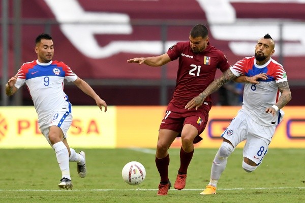 Arturo Vidal jugó un buen partido en Venezuela - Getty