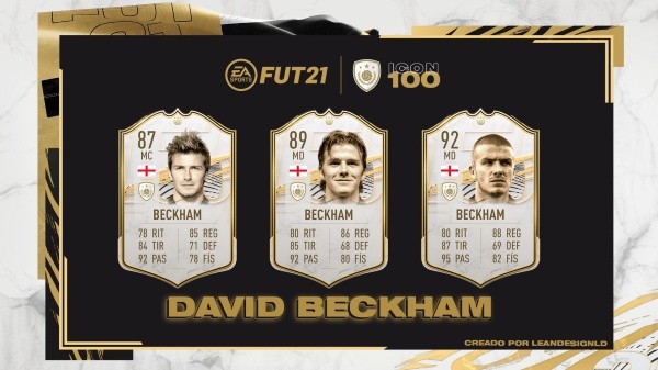 Beckham nuevo ICON de FIFA 21 (@LeanDesignLD)