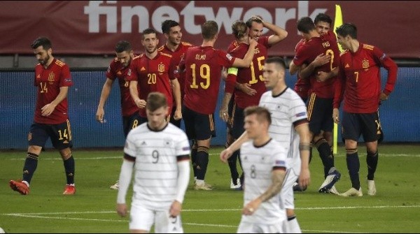 Los germanos cayeron de forma inapelable ante los de Luis Enrique en la Liga de Naciones.